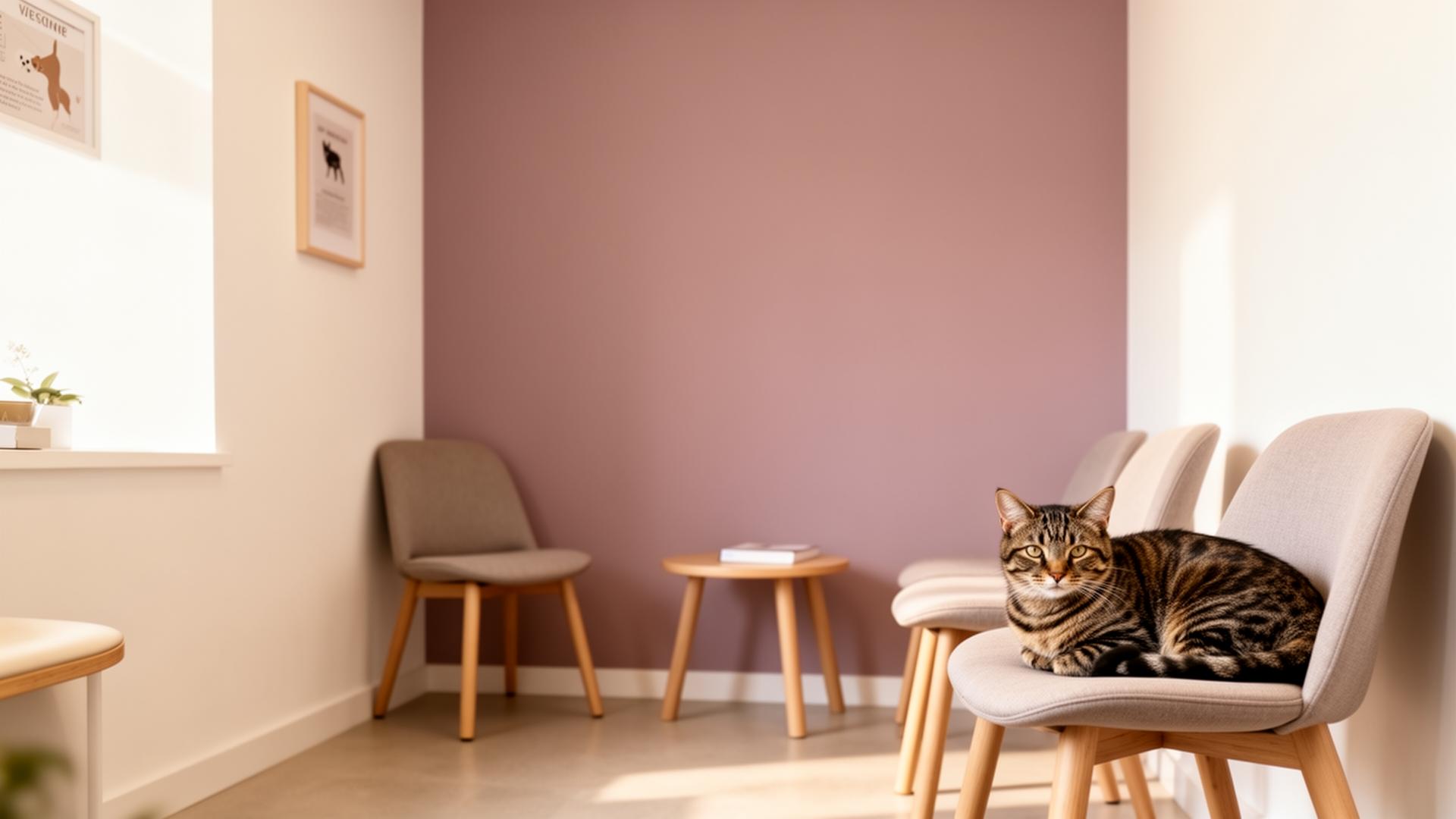 Sala d'attesa dell'ambulatorio veterinario a Cesenatico