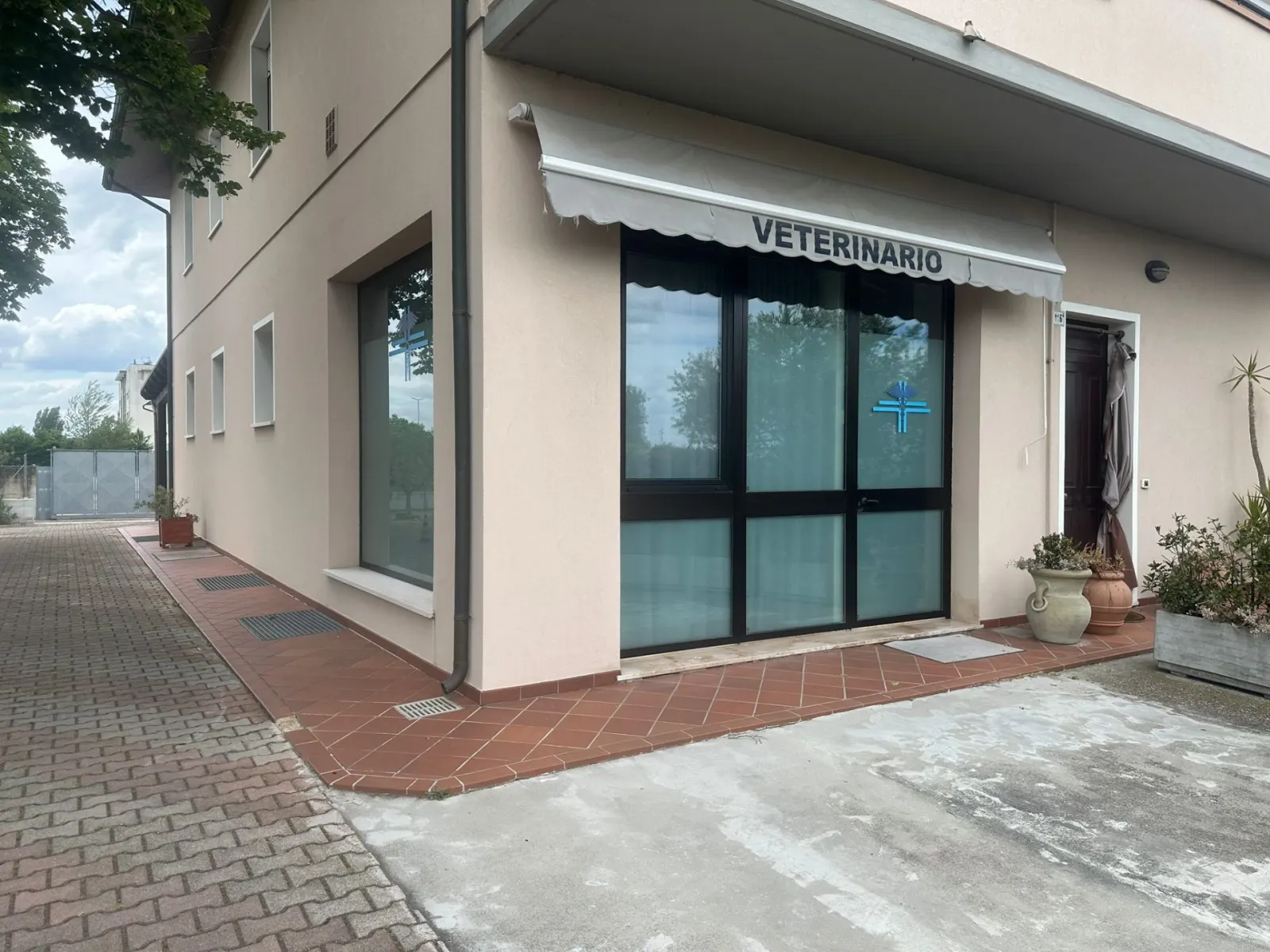 Ingresso dell'ambulatorio veterinario