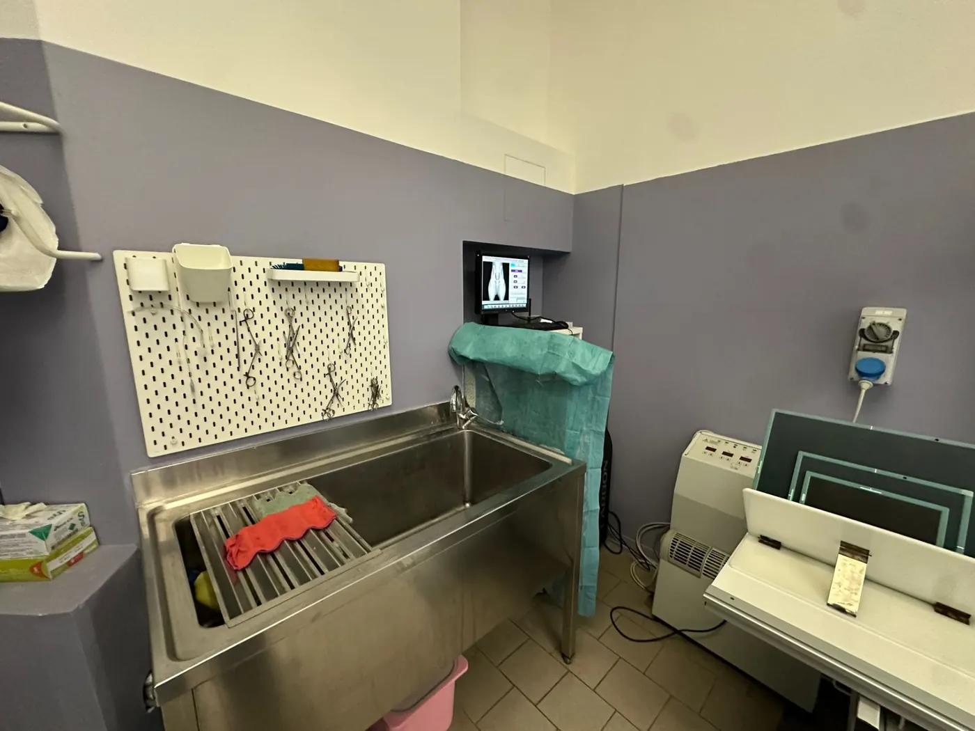 Area preparazione strumenti