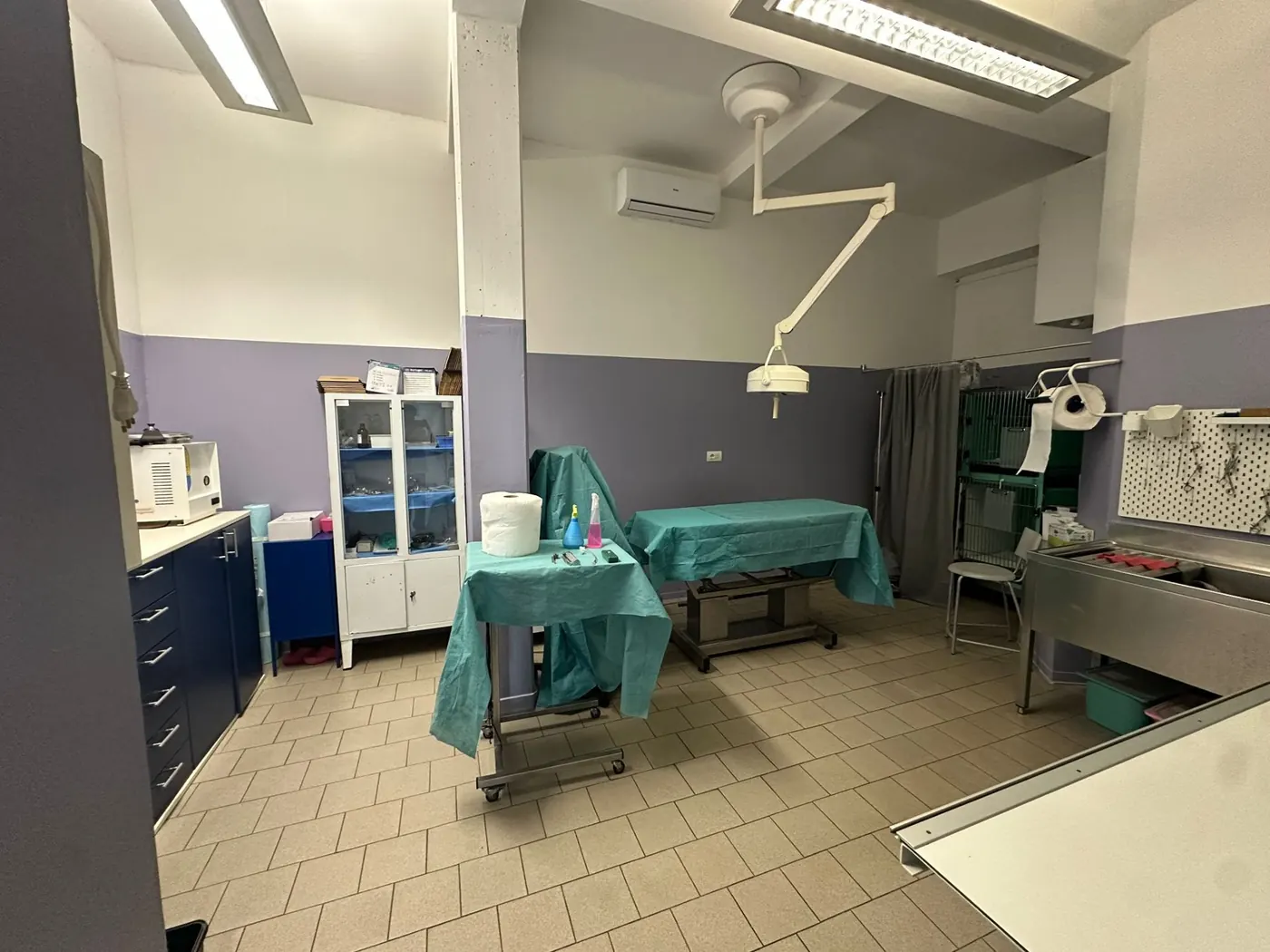 Sala chirurgica attrezzata